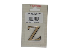 LETTRE Z  AUTOCOLLANTE 40MM OR