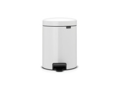 POUBELLE 5 LITRES NEWICON BLANC