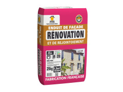 ENDUIT FACADE RENOV SAC DE 25KG BLANC CASSE