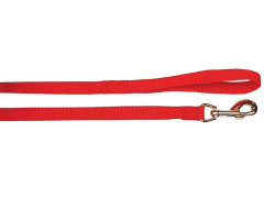 LAISSE CHIEN NYLON 1M 20MM ROUGE