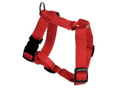 HARNAIS CHIEN rï¿½glable NYLON 30/45 CM ROUGE