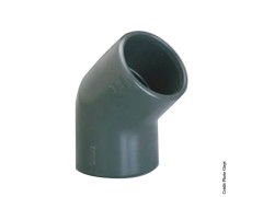 COUDE 45 FEMELLE FEMELLE DIAMETRE 50 MM