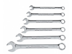 CLE MIXTE 7-17MM JEU DE 6 SOUS BLISTER ACIER FORGE