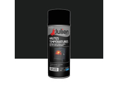 PEINTURE AEROSOL HAUTES TEMPERATURES JULIEN 0,4L  NOIR MAT