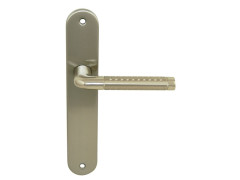 POIGNEE DE PORTE + PLAQUE TOLBIAC METAL BCD