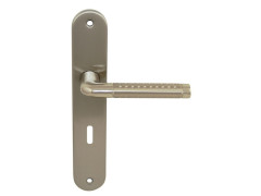 POIGNEE DE PORTE + PLAQUE TOLBIAC METAL L