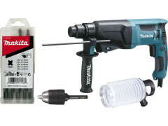 MARTEAU PERFORATEUR 720W + FORETS ET ACCESSOIRES MAKITA - HR2300X9