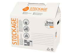 CARTON DE STOCKAGE BLANC 36 LITRES