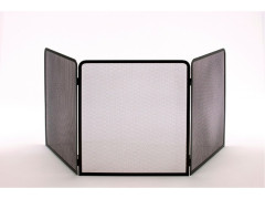 PROTECTION POELE TERZA 3 VOLETS NOIR ACIER
