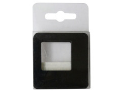 LOT DE 5 CADRES MAGNETS SOUPLES - NOIR - FORMAT S 5.8x5.8cm