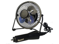 VENTILATEUR MINI DE TABLE LARA 4W D10CM NOIR +ALLUME CIGARE