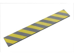 MOUSSE PROTECTION GARAGE JAUNE/NOIR MOTTEZ EPAISSEUR 10MM 100X15CM LOT DE 2