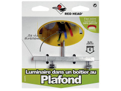 CHEVILLE POLYVALENTE LUMINAIRE PLAFON KIT