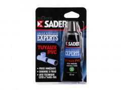 COLLE D'ASSEMBLAGE TUYAUX PVC SADER EXPERTS TUBE 55ML