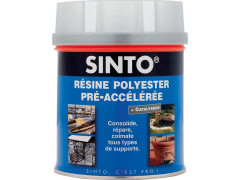 RESINE POLYESTER TRANSPARENT 550G SINTO