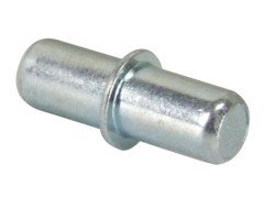 TAQUETS D'ETAGERE EN ACIER ZINGUE A ENFONCER PERÇAGE 5 MM X20
