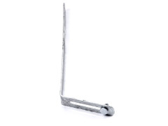 HAMPE DROITE 33.5CM ACIER GALVANISE