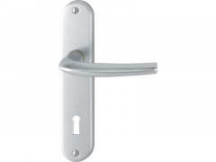 POIGNEE DE PORTE SAN DIEGO ALU 165MM CLE L