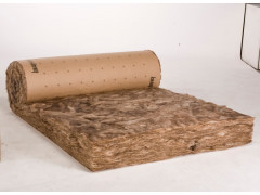 LAINE DE VERRE REVETU KRAFT PARE 1.2X5.4M EP 200 ROULEAU 6.48M2