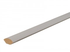 QUART DE ROND MDF PREPEINT 2440X18X18MM