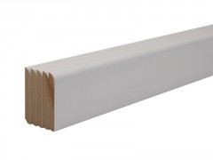 PLINTHE MDF PRE PEINT ARRONDIE 9X68X2000MM LOT DE 5