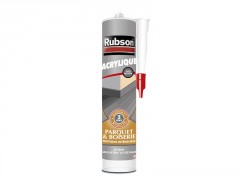 MASTIC BOIS INTERIEUR 280ML GRIS MOYEN RUBSON