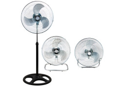 VENTILATEUR 3 EN 1 45W D40CM CHROME