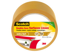 ADHESIF DOUBLE FACE SURFACE LISSE 20MX50MM SCOTCH
