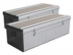 CANTINE 90+100CM METAL ALUMINIUM LOT DE 2