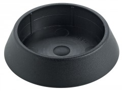 EMBOUT PIED DE LIT ENVELOPPANT PLASTIQUE NOIR D60