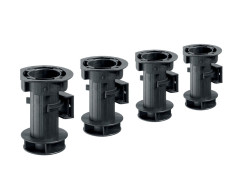 PIED DE CAISSON REGLABLE NOIR 100 LOT4