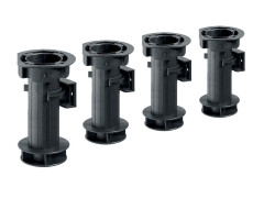 PIED DE CAISSON REGLABLE NOIR 150 LOT4