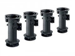 PIED DE CAISSON REGLABLE NOIR 150 LOT4