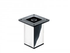 PIED DE MEUBLE ACIER CHROME 50X50X100