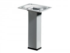 PIED DE MEUBLE ACIER BLANC 24X24X100