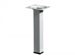 PIED DE MEUBLE ACIER BLANC 25X25X150
