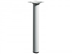 PIED DE MEUBLE ACIER BLANC 30X250