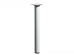 PIED DE MEUBLE ACIER BLANC 30X300