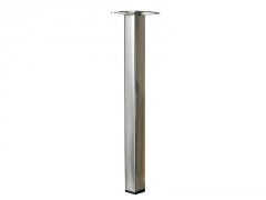 PIED DE MEUBLE ACIER BROSSE 25X25X300