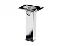 PIED DE MEUBLE ACIER CHROME 24X24X100