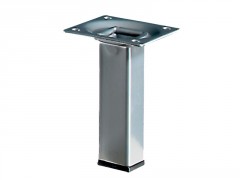 PIED DE MEUBLE ACIER GRIS 24X24X100