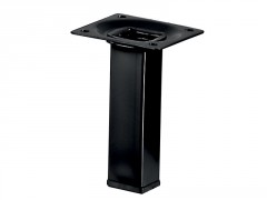 PIED DE MEUBLE ACIER NOIR 24X24X100