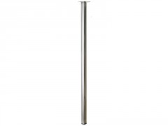 PIED DE TABLE ACIER BROSSE 24X24X800