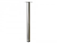 PIED DE TABLE ACIER BROSSE 25X25X400