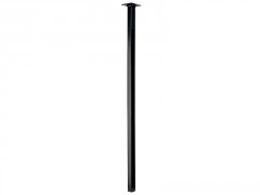 PIED DE TABLE ACIER NOIR 24X24X800