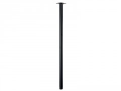 PIED DE TABLE ACIER NOIR 30X700