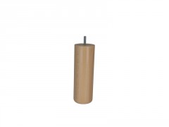 PIED DE LIT CYLINDRE HETRE VERNI 68X200