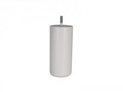PIED DE LIT CYLINDRE HETRE BLANC 68X150