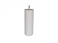 PIED DE LIT CYLINDRE HETRE BLANC 68X200