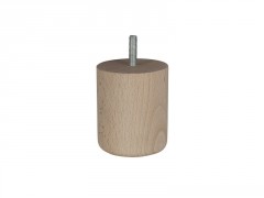 PIED DE MEUBLE CYLINDRE HETRE BR 68X80